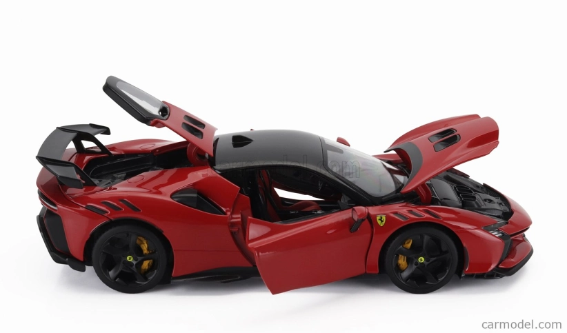 Bburago Ferrari Sf90 Xx Stradale 2024 1:18 Rosso Corsa – červená čierna