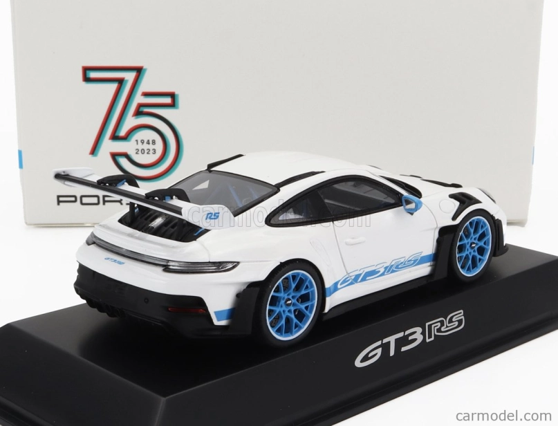 Spark-model Porsche 911 992 Gt3 Rs Iaa Monaco 2023 1:43 Bílá Modrá