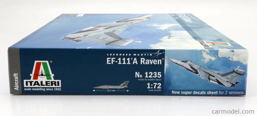 Italeri Lockheed martin Ef-111a Raven Vojenské lietadlo 1978 1:72 /