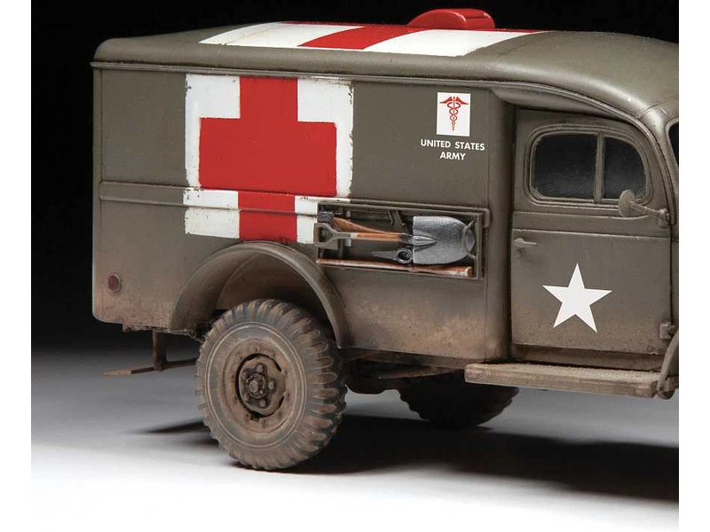 Zvezda Dodge Wc54 4x4 Truck Military Ambulance 1944 1:35 /