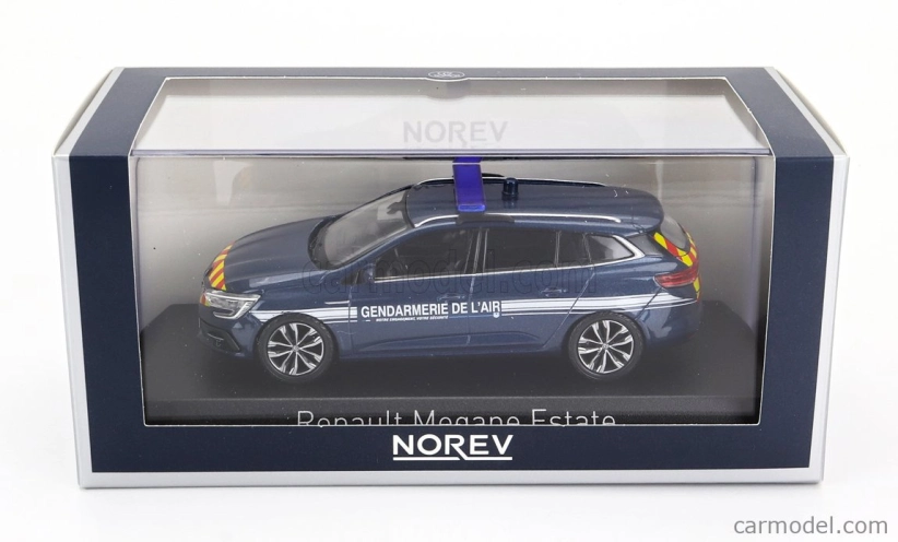 Norev Renault Megane Sport Tourer Sw Station Wagon Gendarmerie De L'air 2022 1:43 Modrá
