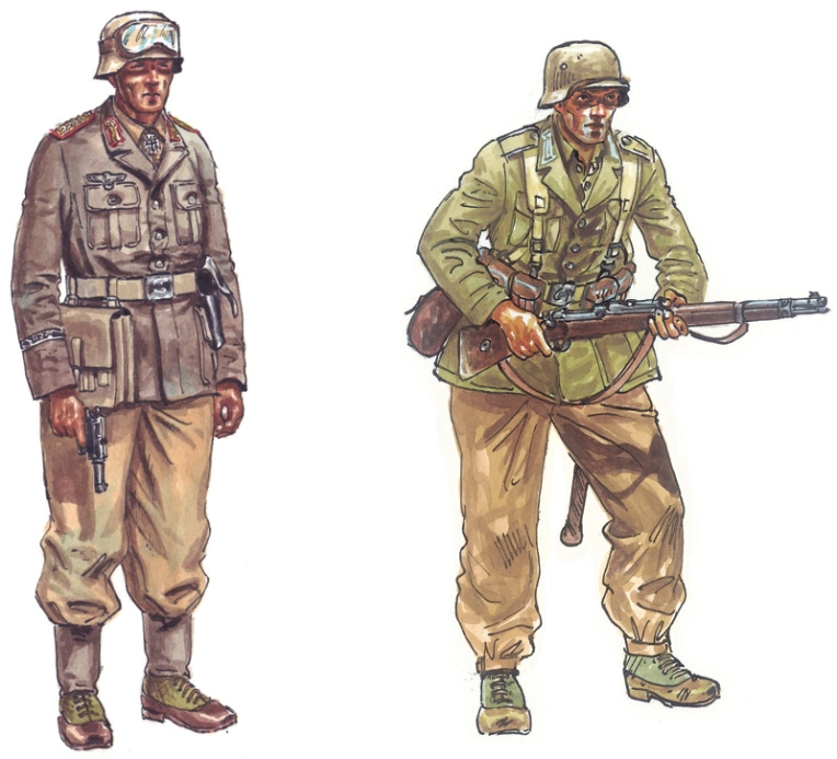 Italeri figúrky – WWII D.A.K. INFANTRY (1:72)