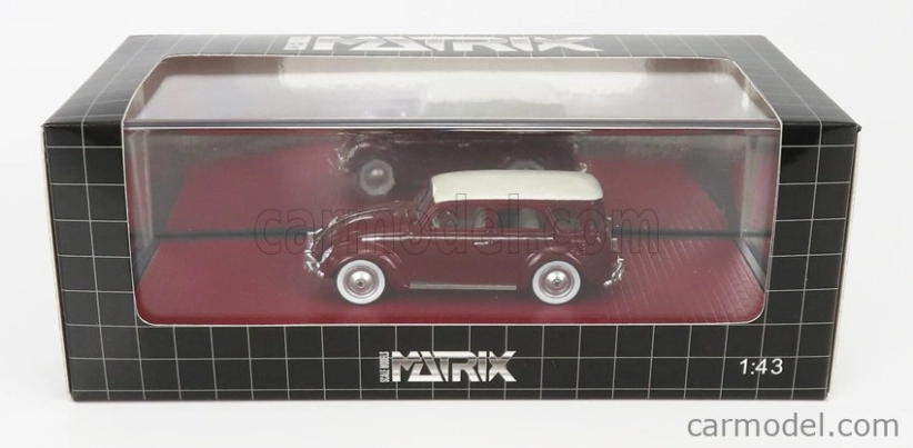 Modely v mierke Matrix Volkswagen Fusca Sw Station Wagon Prototyp 1962 1:43 Hnedá biela