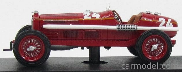 Rio-models Alfa romeo P3 Spider N 24 Monaco Gp 1932 B.boracchini 1:43 Červená