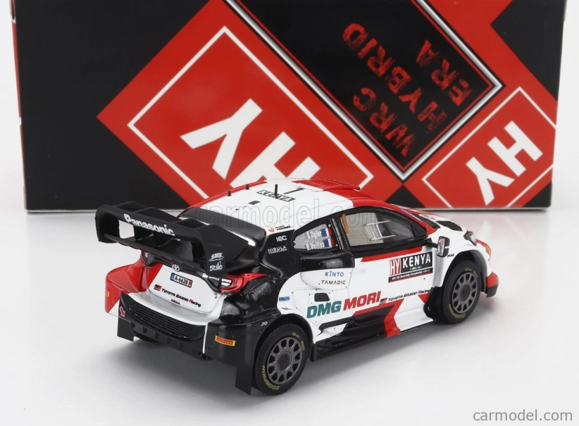 Ixo-models Toyota Yaris Gr Rally1 Team Toyota Gazoo Racing Wrt N 1 4th Rally Safari Kenya 2022 Sebastian Ogier - Benjamin Veillas 1:43 Čierna biela červená