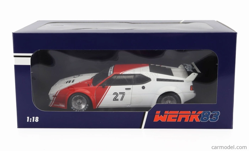 Werk83 BMW M1 M88 3.5l Team Bmw Motorsport N 27 Procar Series Sezóna 1980 Alan Jones 1:18 Biela červená