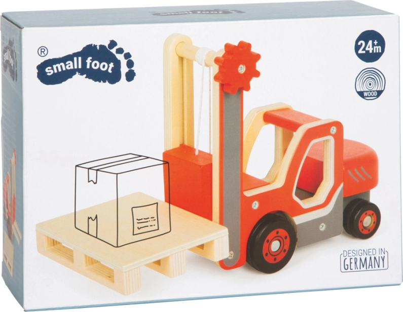 small foot Dřevěný vysokozdvižný vozík s paletou
