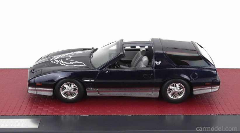 Modely v mierke Matrix Pontiac Firebird Trans Am Type K Kammback Concept Prototype 1985 1:43 Modrá strieborná