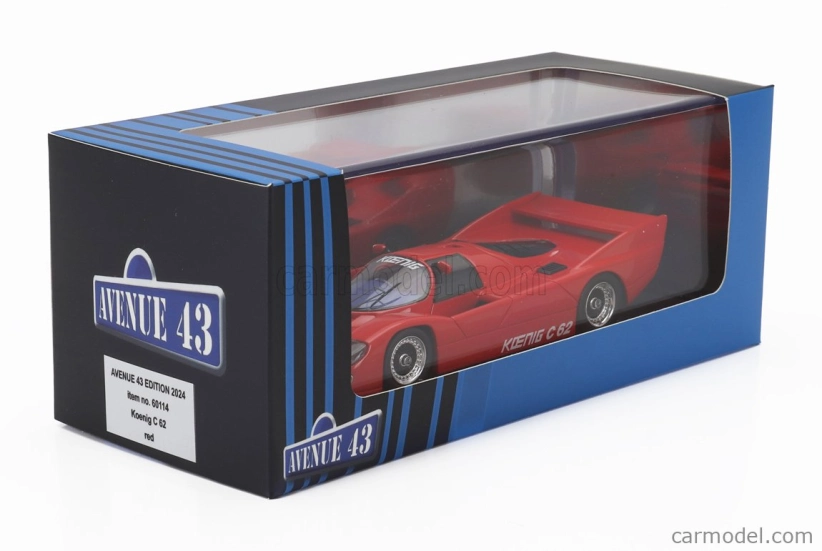 Avenue43 Porsche Koenig C62 Nemecko 1991 1:43 Červená