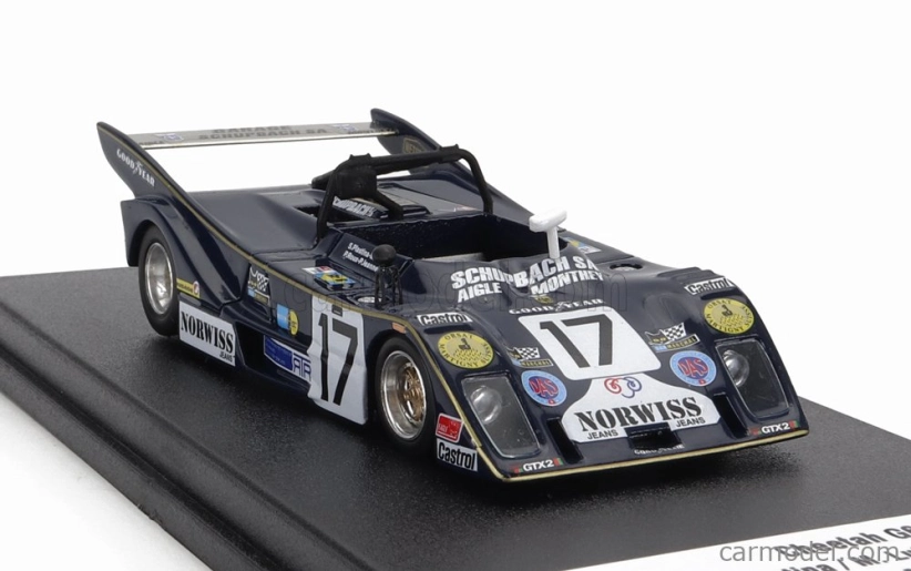 Trofeu Cheetah G601 Team Cheetah Racing N 17 24h Le Mans 1979 S.plastina - M.luini - P.jeanneret 1:43 Blue