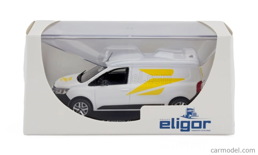 Eligor Renault Kangoo Electric La Poste 2020 1:43 Bílá Žlutá