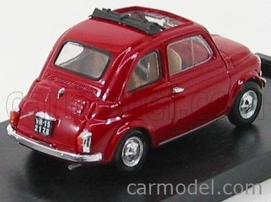 Brumm Fiat 500f Tetto Aperto - Otvorené 1965 1:43 Rosso Medio