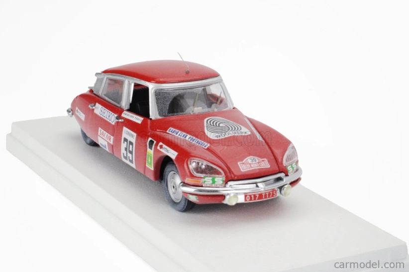 Rio-models Citroen Ds21 N 39 Rally Montecarlo 1972 Francisco Romaozinho - Heitor Morais 1:43 Red