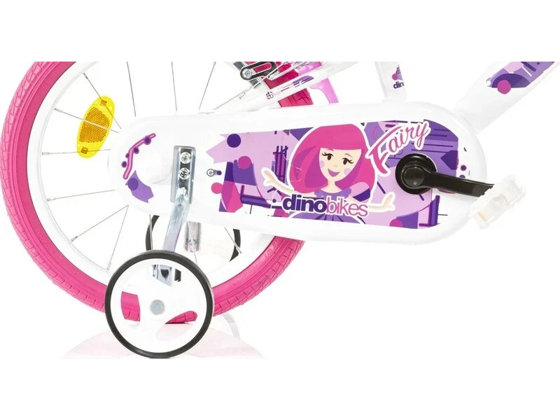 DINO Bikes - Dětské kolo 16" Fairy bílé