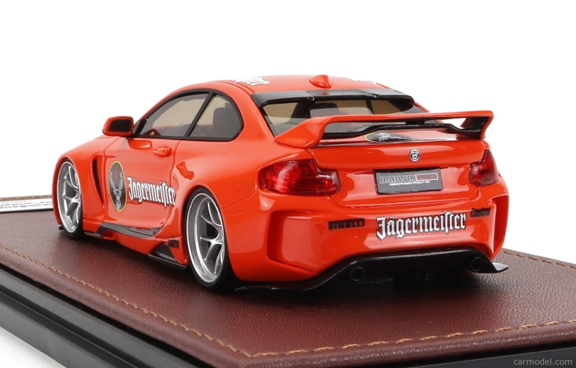 Glm-models BMW radu 2 M235i Darwinpro Mtc Black Sails Widebody 2015 1:43 Jagermeister Orange
