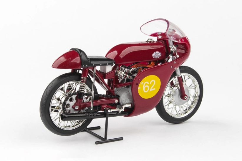 Abrex Jawa 350 2xOHC (1961) 1:18 – Veľká cena Nemecka Hockenheim 1961 #62 Šťastný