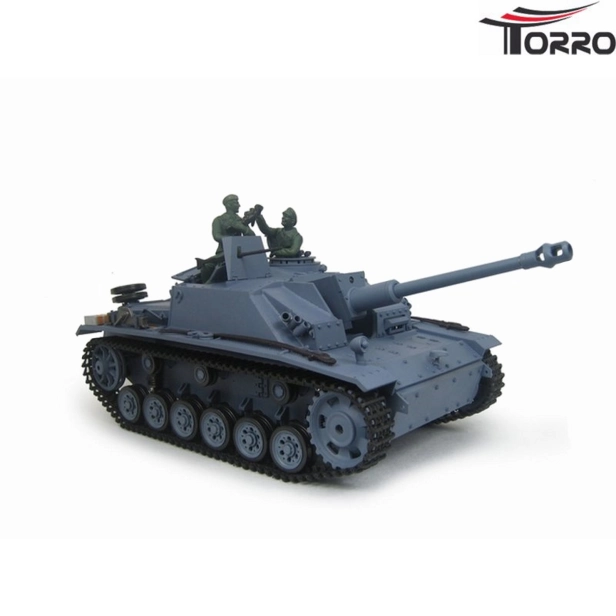 RC tank Panzer StuG 3 Ausf.G 1:16 BB, šedá