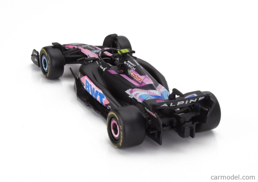 Bburago Alpine F1  A524 Team Bwt Alpine N 10 Season 2024 Pierre Gasly 1:43 Černá Modrá Růžová