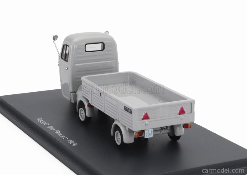Schuco Piaggio Ape Pentaro Motrice + Pentaro' Rimorchio 1964 1:43 Grey