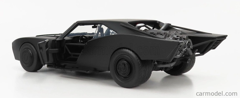 Jada Batman Batmobile With Figure 2022 - The Batman Movie 1:18 Matt Black