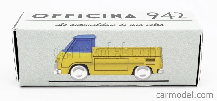 Officina-942 Fiat 600m Camioncino Coriasco 1956 1:76 žlto-modrá