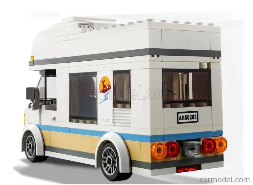 Lego Camper Lego City - Prázdninový kemp - 190 dielikov - 190 dielikov biela