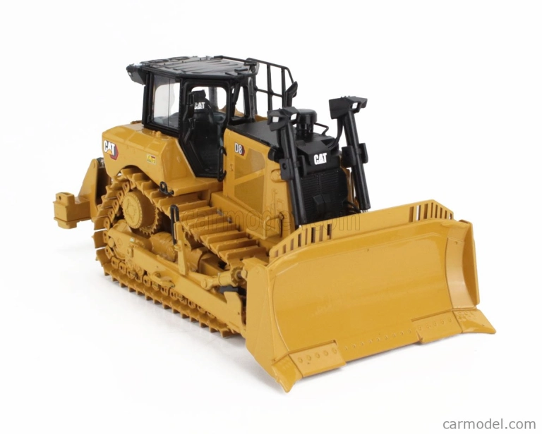 Dm-models Caterpillar Catd8 Ruspa Cingolata - Dozer Scraper Track Type Tractor 1:50 Žlutá Černá