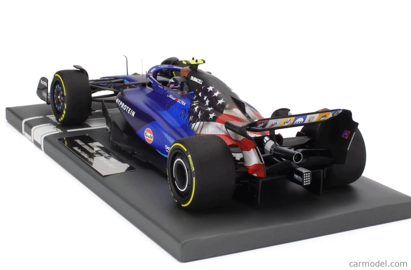 Minichamps Williams F1 Fw45 Team Williams Racing Gulf N 2 Austin Usa Gp 2023 Logan Sargeant 1:18 Modrá