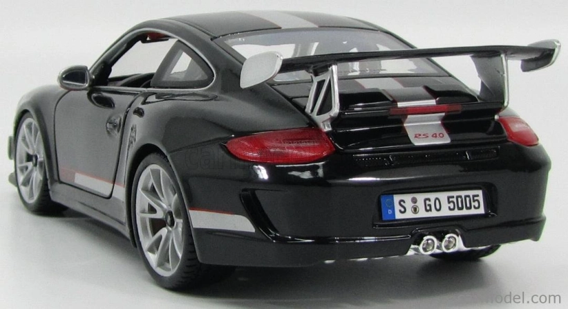 Bburago Plus Porsche 911 GT3 RS 4.0 1:18 čierna