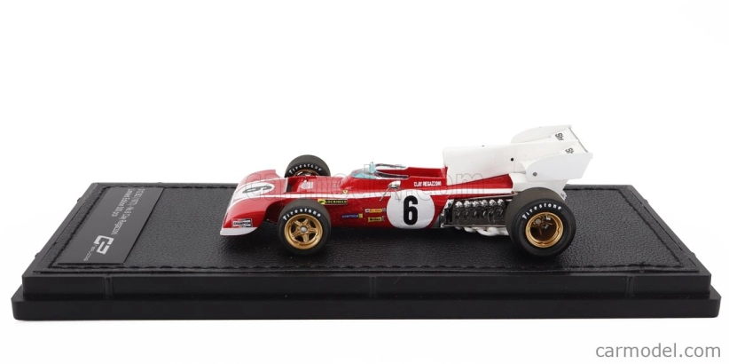 Gp-repliky Ferrari F1 312b2 Scuderia Ferrari N 6 12th South Africa Gp 1972 Clay Regazzoni 1:43 Red