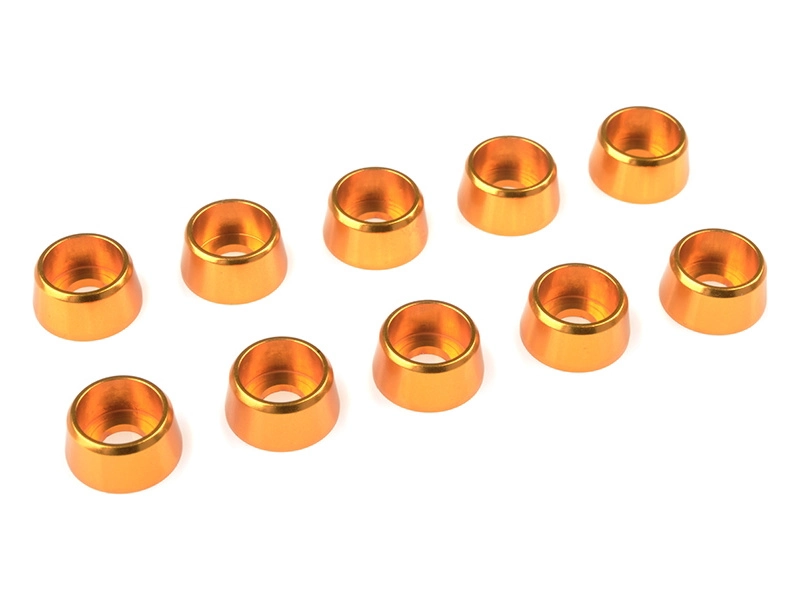 Podložka pod valc. hlavu M4/10mm hliníková zlatá (10)