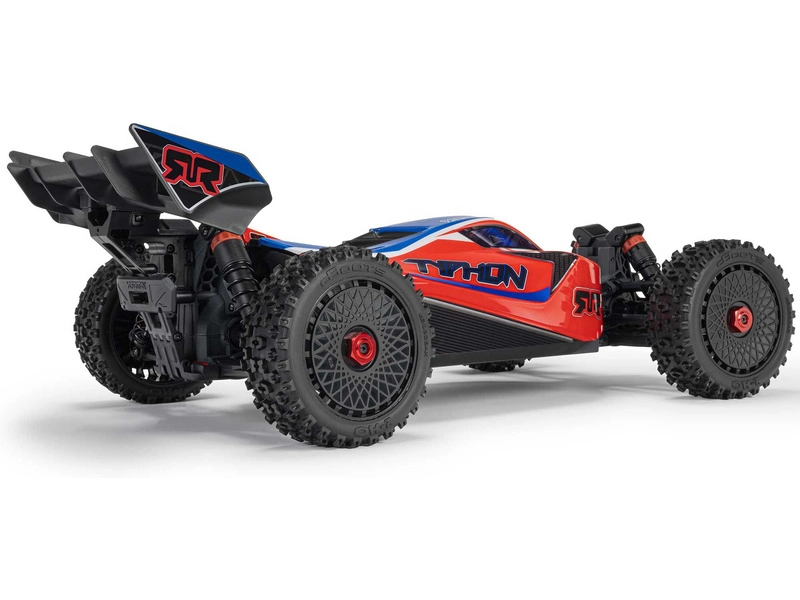 RC auto Arrma Typhon Mega 665 1:8 4WD RTR, červená