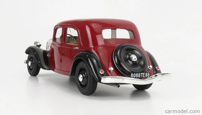 Modely v mierke Cult-scale Citroen Traction Avant 7cv 1934 1:18 Bordeaux Black