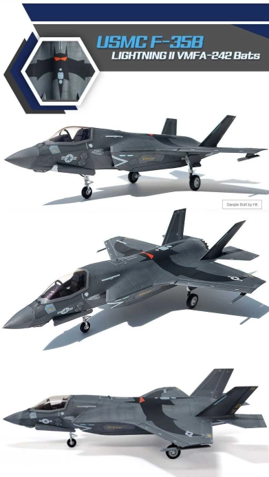 Model Kit letadlo 12592 - USMC F-35B LIGHTNING II VMFA-242 "B (1:72)