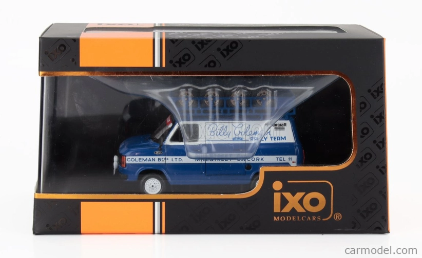 Ixo-models Ford england Transit Mki Van Team Billy Coleman Rally Assistance 1975 1:43 Modrá biela