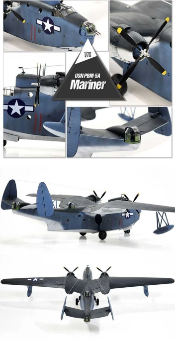 Model Kit lietadlo 12586 - USN PBM-5A MARINER (1:72)