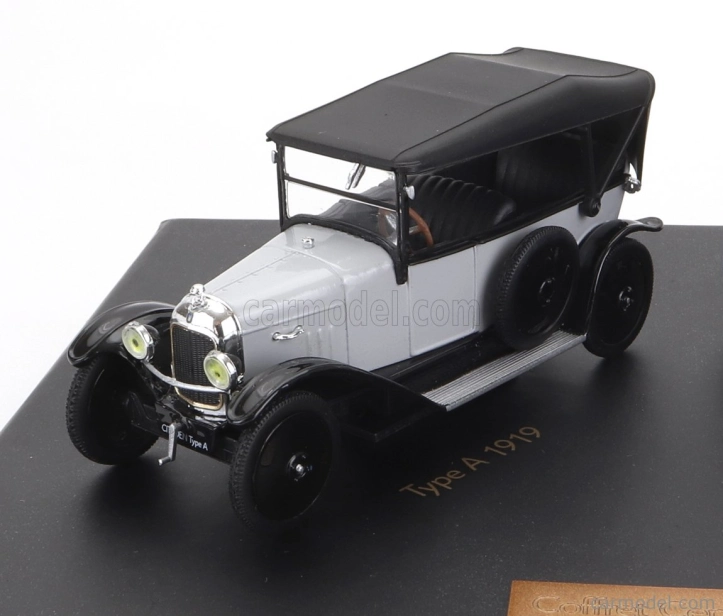 Norev Citroen Coffret Set 2x Type A Cabriolet Closed 1919 + 19_19 Concept Electric 2019 1:43 Biela čierna čierna modrá sivá