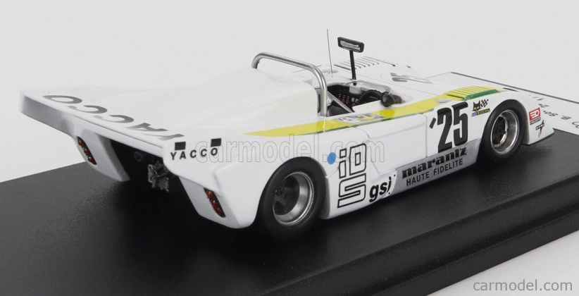 Trofeu Chevron B36 N 26 24h Le Mans 1980 B.sotty - D.laurent - P.hesnault 1:43 Bílá