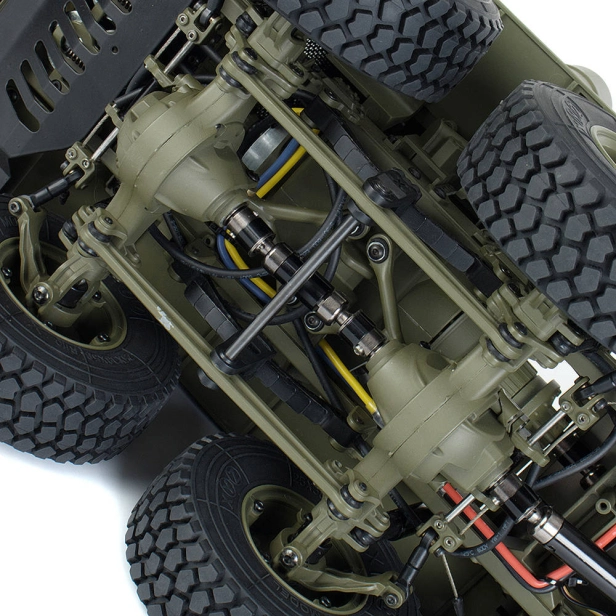 RC MilitaryTruck 1:12 8WD, písková