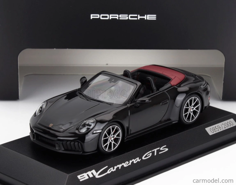 Minichamps Porsche 911 992-2 Carrera Gts Cabriolet Open 2024 1:43 Black