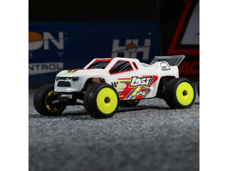 BAZAR – RC auto Losi Micro-T 1:28 RTR, biele