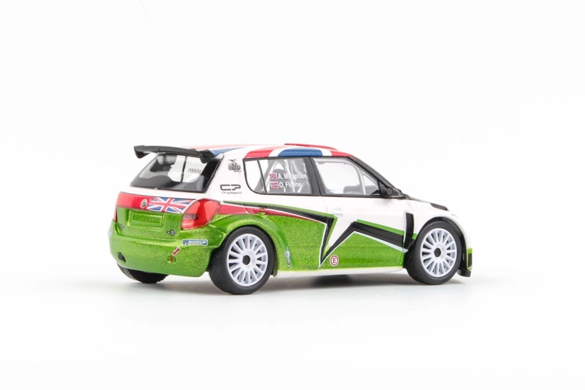 Abrex Škoda Fabia II FL S2000 (2010) 1:43 - Škoda UK "Mikkelsen" Design 2011