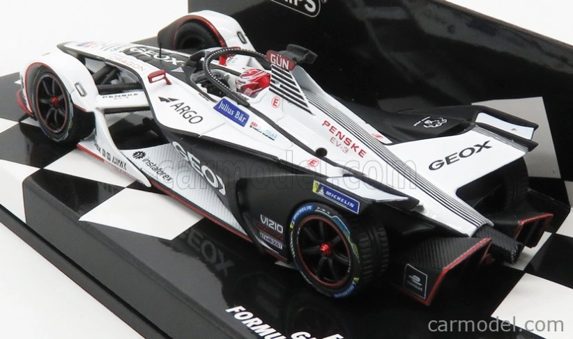 Minichamps Penske Formula-e Ev-3 Team Geox Dragon N 6 Sezóna 2018-2019 F.nasr 1:43 Biela