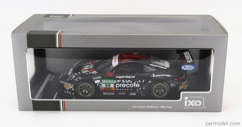 Ixo-models Porsche 911 991-2 Gt3 R Precote Herbert Motorsport Team N 99 1:18, černá