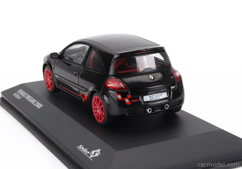 Solido Renault Megane Rs R26-r 2008 1:43 čierna červená