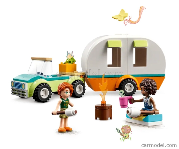 Lego Automobile Lego Friends - Camping Holiday - Auto s karavanem