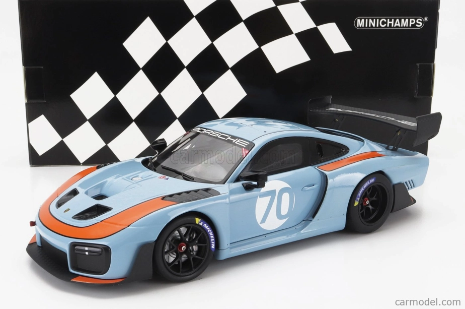 Minichamps Porsche 935/19 N 70 Gulf - Base 911 991-2 Gt2 Rs Coupe 2018 1:18