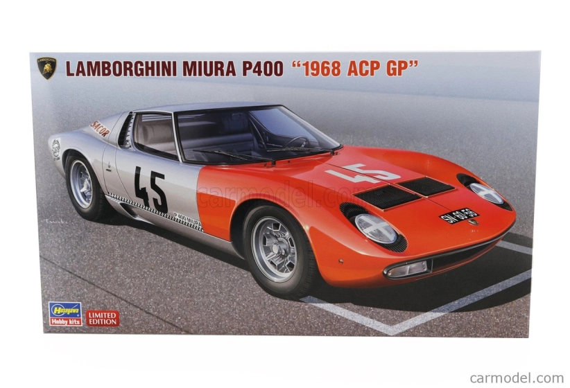 Hasegawa Lamborghini Miura P400 N 45 Acp Gp Season 1968 1:24 /