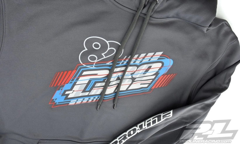 Pro-Line ENERGY tmavosivá mikina s kapucňou - veľkosť "XXXL"