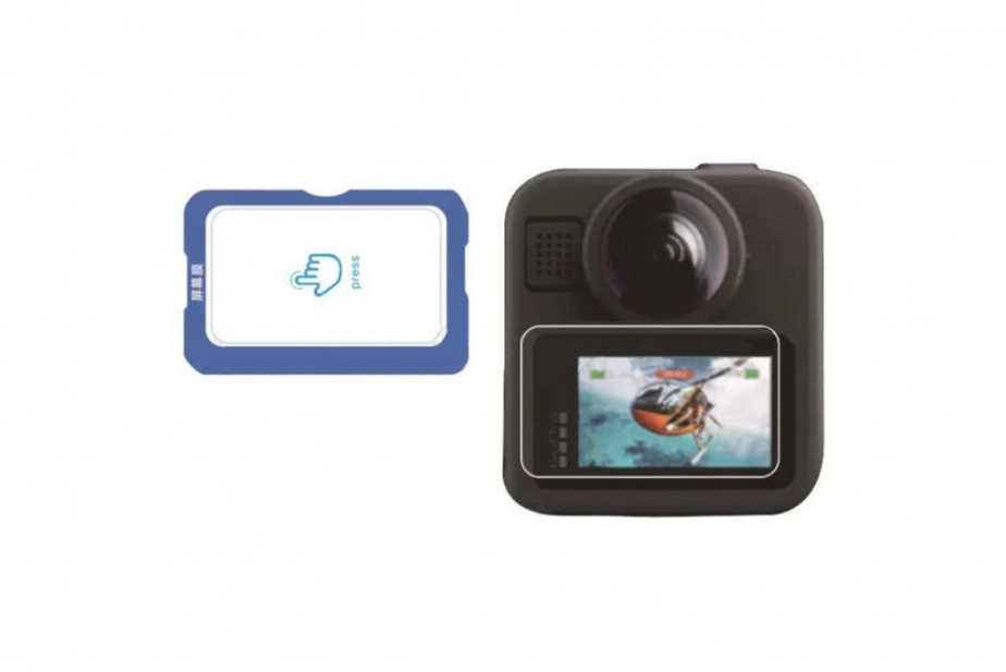 GoPro Max 2 - Sklenená ochrana dispMleje pre rýchlu inštaláciu pre GoPro ax 2 (1 ks)